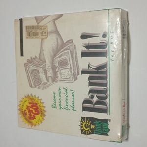 3/$15 Bank It! For DOS 3.5" Diskette Think Tank Software 793954014116